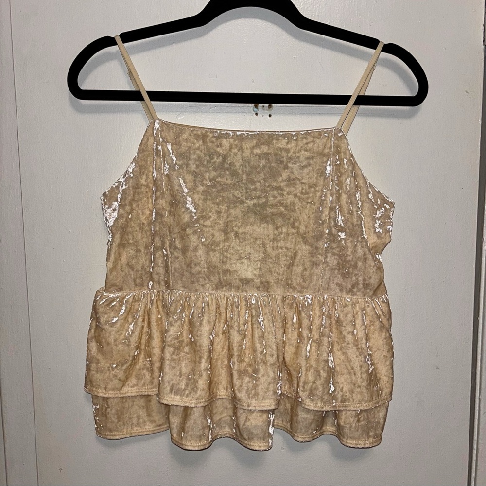 Crushed Velvet Cami Top